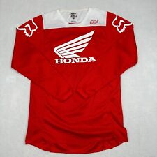 Camiseta masculina Fox Racing 180 média Honda vermelha motocross MX sujeira off-road ATV M comprar usado  Enviando para Brazil