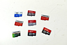 Lot of 8 Mixed Brand 64GB MICRO SD Memory Cards microSD hc microsdhc, used for sale  Shipping to South Africa