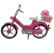 Usado, Bicicleta de Colección Barbie 1983 Rosa Ciclomotor con Casco y Cesta Mattel segunda mano  Embacar hacia Argentina