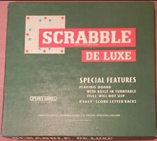 Scrabble deluxe game for sale  LONDON