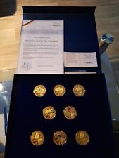 Münzen komplettset vergoldet gebraucht kaufen  Strausberg