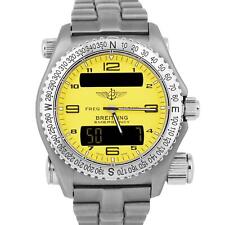 Breitling cronógrafo de emergência relógio de quartzo titânio amarelo 43mm E56321 comprar usado  Enviando para Brazil