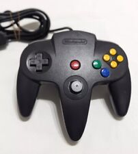 Controle Nintendo 64 preto e cinza OEM autêntico NUS-005 bastão apertado testado comprar usado  Enviando para Brazil