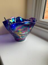 Cobalt blue iridescent for sale  UK