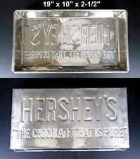 Molde de barra de chocolate vintage 100 anos de idade - Hershey - 5 lb HERSHEY'S 19 x 10 x 2-1/2" comprar usado  Enviando para Brazil