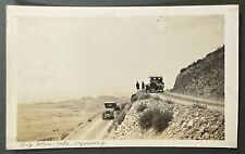 Foto instantânea vintage de 1925 carros dirigindo em estradas de montanhas Big Horn, Wyoming comprar usado  Enviando para Brazil