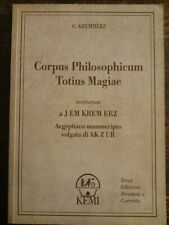 Kremmerz corpus philosophicum usato  Roma