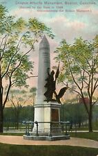 Vintage Postcard Crispus Attucks Monument Boston Common Boston Massachusetts MA for sale  Shipping to South Africa