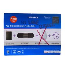 Modem a cabo Linksys Docsis 3.0 e roteador WiFi inteligente AC1600 novo - SEM extensor comprar usado  Enviando para Brazil