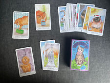 MINI baralho de tarô de gato cartas de tarô pequeno baralho de cartas Oracle, usado comprar usado  Enviando para Brazil
