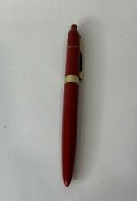 Bolígrafo de plástico rojo vintage Wearever con clip dorado estampilla ROC sin tinta, usado segunda mano  Embacar hacia Mexico