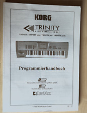 Manual de programación Korg Trinity plus proX Moss operación estación de trabajo, usado segunda mano  Embacar hacia Argentina