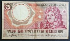 PAYS-BAS - NEDERLAND - BILLET DE 25 GULDEN DU 10/4/1955. tweedehands  verschepen naar Netherlands