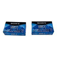 Fitas de vídeo para filmadora Sony Premium 30 minutos 2 fitas novas seladas VHSC VHS-C comprar usado  Enviando para Brazil