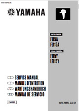 Used, Yamaha 115 Service Manual | F115A FL115A F115TR LF115TR | 2000-08 | CD for sale  Shipping to South Africa