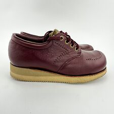 Used, Vtg Drew Oxford Orthopedic Vibram Sole Lace-Up Red Shoes Women's Size 7 B for sale  Shipping to South Africa