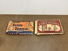 Lote de juegos de ping pong de colección red de paletas Springfield Forest Hills caja de tenis de mesa segunda mano  Embacar hacia Argentina