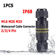 IP68 M16 M20 M25 conector de cabo de junta externa à prova d'água caixa de junção de 2/3/4 pinos comprar usado  Enviando para Brazil