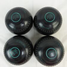 Used, Set of 4 Sterling Slim-Line Almark Size 0HM Lawn Bowls Bowling Balls for sale  Shipping to South Africa