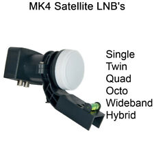 MK4 LNB Single Twin Quad Octo Wideband Hybrid Satellite LMB For SKY+ HD Freesat for sale  Shipping to South Africa