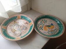 Coppia piatti ceramica usato  Ribera