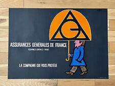 Affiche originale assurances d'occasion  Saint-Germain-en-Laye