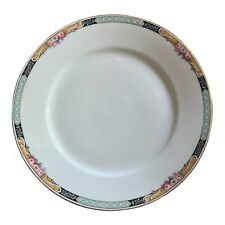 Vintage Salad Plate KPM Bavaria Germany China Roses Pink Blue Gold Discontinued for sale  Shipping to South Africa