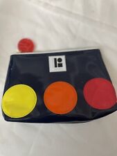 Bolsa de maquiagem Estee Lauder x Lisa Perry colorida brilhante divertida design mod vinil comprar usado  Enviando para Brazil