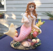 Mermaid seated coral for sale  Norwalk