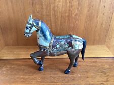 Cavalo de madeira vintage indiano arte popular comprar usado  Enviando para Brazil