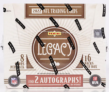 2022 Panini Legacy Football Factory Sealed Hobby Box, used for sale  USA
