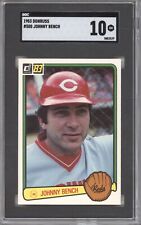 JOHNNY BENCH SGC 10 1983 DONRUSS #500 CINCINNATI REDS HOF 2529, usado comprar usado  Enviando para Brazil