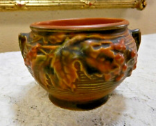 Vintage Roseville Pottery Orange/Green Floral BUSHBERRY Vase 657 - 3” Excellent!, used for sale  Shipping to South Africa