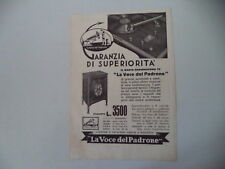 Advertising pubblicità 1931 usato  Salerno