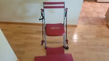 Cadeira academia The Total Work Out sistema de polia tapete vermelho e portátil comprar usado  Enviando para Brazil