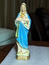 De Colección Inmaculado Corazón de la Virgen María Inmaculado Corazón de María 8,25" de Alto segunda mano  Embacar hacia Argentina