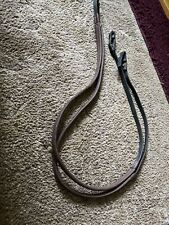 Brown rubber reins for sale  WISBECH