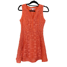 Usado, Vestido de festa Lauren Conrad LC tamanho 12 rosa renda coral verão chá  comprar usado  Enviando para Brazil