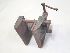Vintage Brink & Cotton B&C 175 Wood Working Table Mount Cast Iron Corner Vice, used for sale  Shipping to South Africa