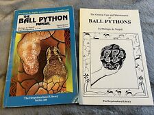 ball python book for sale  GLASGOW