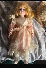 Porcelain doll peach for sale  BRISTOL