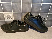 Mens Vintage Adidas Golf Shoes, Black Leather Size UK 11 Soft Spikes 1996 , used for sale  Shipping to South Africa