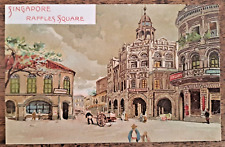 Postcard singapore raffles usato  Roma