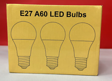 Vanke E27 Screw LED Bulb 2700K 9W ES Bulbs Non-Dimmable Pack of 3 for sale  Shipping to South Africa