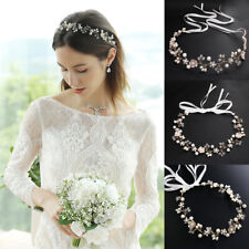 Tiara de noiva de cristal pérola tiara feminina faixa de cabelo joia de cabelo comprar usado  Enviando para Brazil