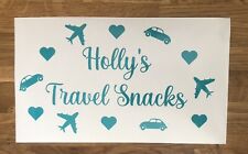 Personalised travel snacks for sale  BURY ST. EDMUNDS