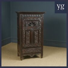 Antique French 19th Century Chestnut Carved  Housekeepers Food Cupboard (1830) for sale  Shipping to South Africa