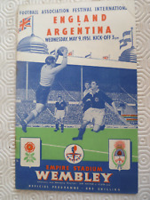 Vintage england argentina for sale  NOTTINGHAM