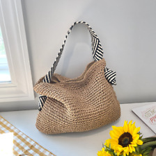 Handmade tote straw for sale  LONDONDERRY