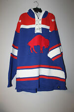 New NFL Buffalo Bills old time jersey style mid weight cotton hoodie men's XL, begagnade till salu  Toimitus osoitteeseen Sweden